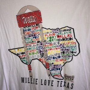 Willie Love Texas tee